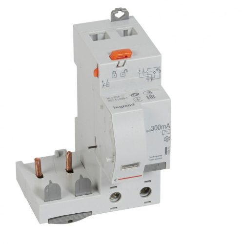 LEGRAND-410414 DX3 áramvédő relé 2P 230V~ AC 63A 300mA