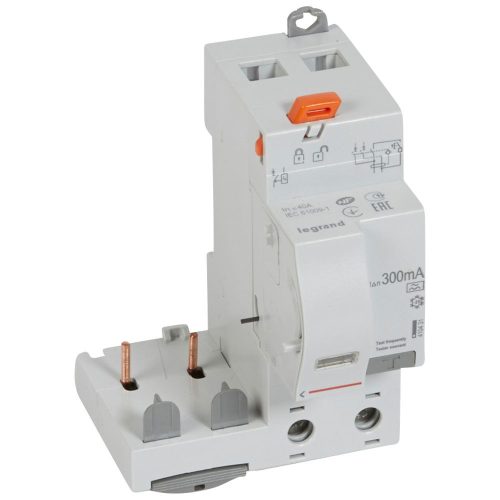 LEGRAND-410431 DX3 áramvédő relé 2P 230V~ A 40A 300mA