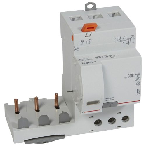 LEGRAND-410483 DX3 áramvédő relé 3P 400V~ A 63A 300mA