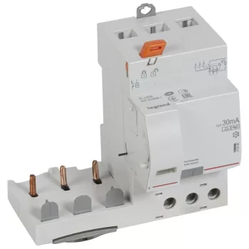 LEGRAND-410486 DX3 áramvédő relé 3P 400V~ Hpi 63A 30mA