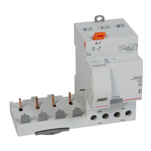 LEGRAND-410525 DX3 áramvédő relé 4P 400V~ A 40A 30mA
