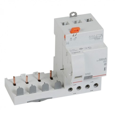 LEGRAND-410528 DX3 áramvédő relé 4P 400V~ A 40A 300mA