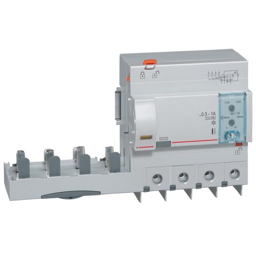 LEGRAND-410629 DX3 áramvédő relé 4P 400V~ AC 125A 300mA