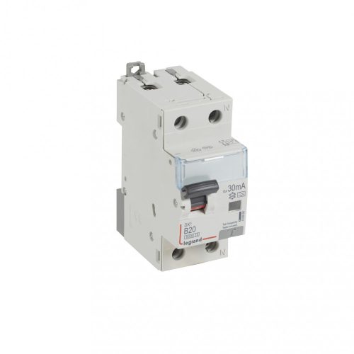 LEGRAND-410966 DX3 1P+N kombinált áram-védőkapcsoló B20 6000A / 10k A30mA A típus