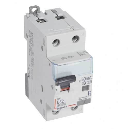 LEGRAND-410968 DX3 1P+N kombinált áram-védőkapcsoló B32 6000A / 10kA 30mA A típus
