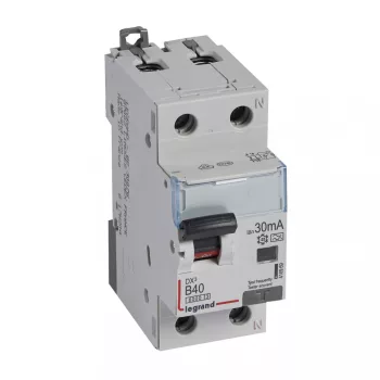   LEGRAND-410969 DX3 1P+N kombinált áram-védőkapcsoló B40 6000A / 10kA 30mA A típus