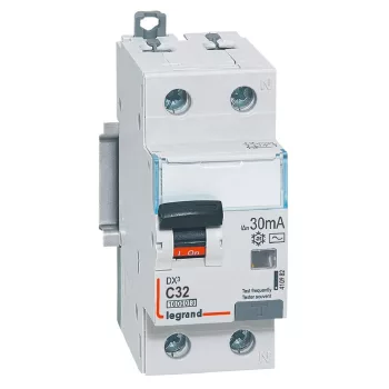   LEGRAND-410982 DX3 1P+N kombinált áram-védőkapcsoló C32 10000A / 10kA 30MA AC típus