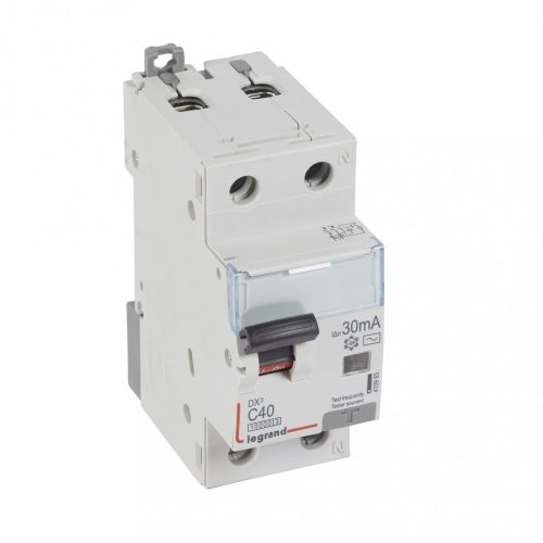 LEGRAND-410983 DX3 1P+N kombinált áram-védőkapcsoló C40 10000A / 10kA 30MA AC típus