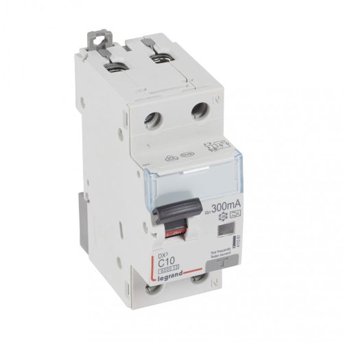 LEGRAND-411081 DX3 1P+N kombinált áram-védőkapcsoló C10 6000A / 10kA 300mA A típus