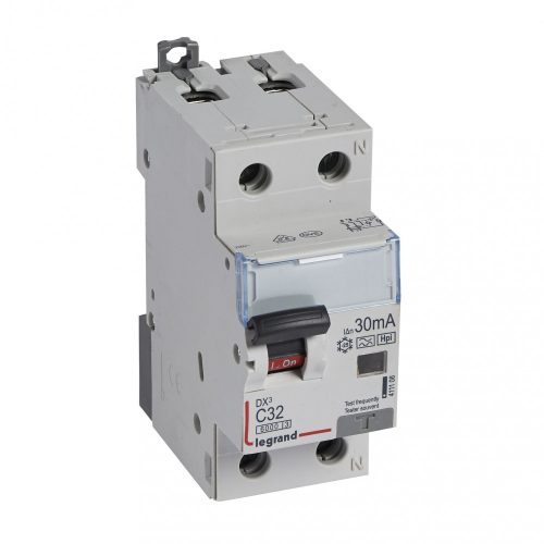 LEGRAND-411108 DX3 1P+N kombinált áram-védőkapcsoló C32 6000A / 10kA 30mA A-Hpi+ 