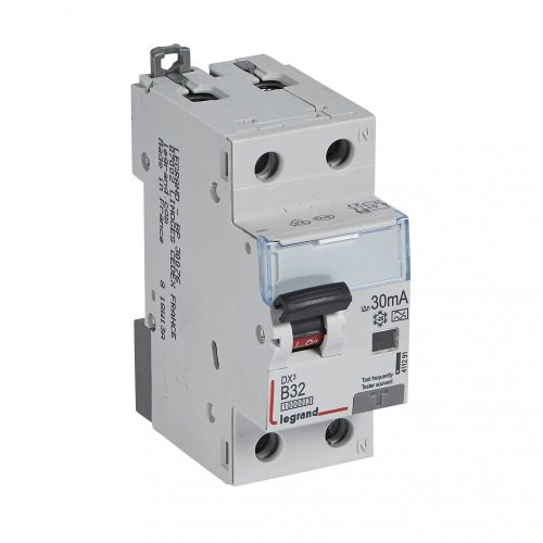 LEGRAND-411291 DX3 1P+N kombinált áram-védőkapcsoló B32 10000A / 10kA 30MA A típus