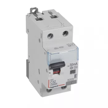  LEGRAND-411299 DX3 1P+N kombinált áram-védőkapcsoló C32 10000A / 10kA 30MA A típus