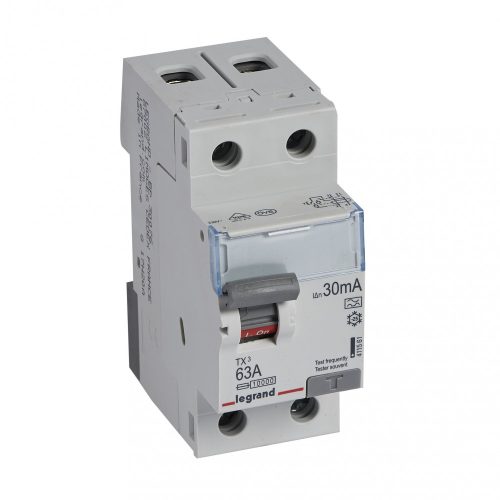 LEGRAND-411561 TX3 áram-védőkapcsoló 2P 63A 30MA A