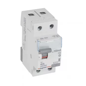 LEGRAND-411565 TX3 áram-védőkapcsoló 2P 40A 100MA A
