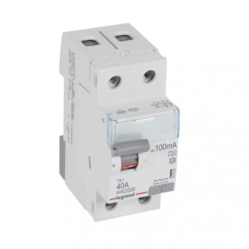 LEGRAND-411565 TX3 áram-védőkapcsoló 2P 40A 100MA A