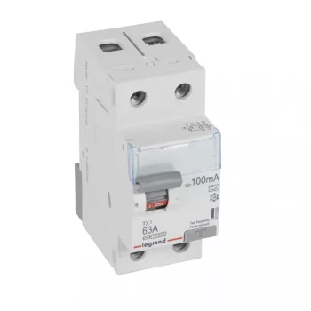 LEGRAND-411566 TX3 áram-védőkapcsoló 2P 63A 100MA A