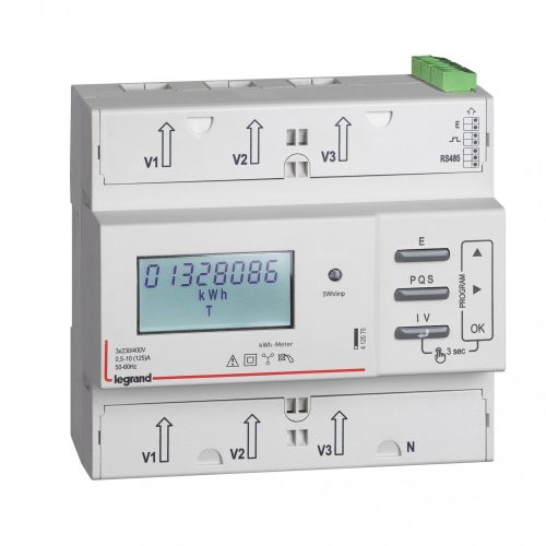 LEGRAND-412075 EMDX3 fogyasztásmérő 3F125A MID