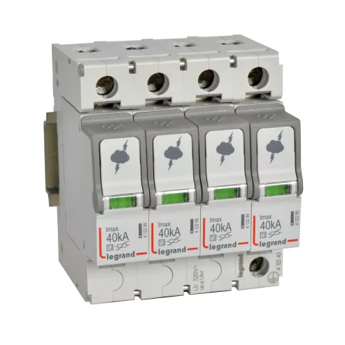 LEGRAND-412243 Túlfeszültség-levezető T2 40KA 4P