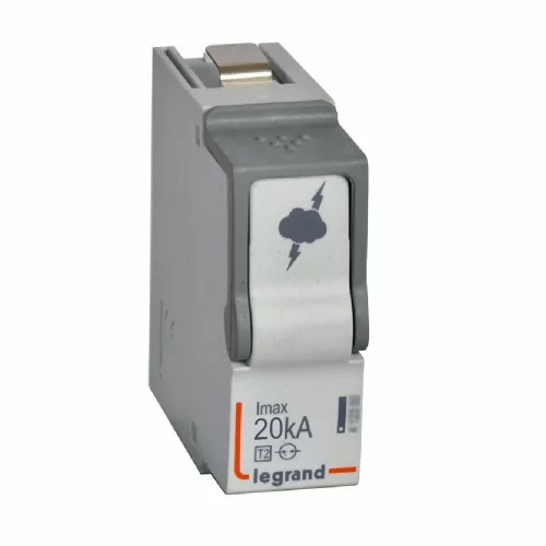 LEGRAND-412298 Túlfeszültség-levezető cseremodul T2 20KA N-PE