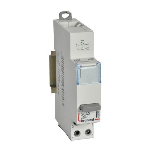 LEGRAND-412911 CX3 moduláris nyomókapcsoló 1 Z + 1 Ny