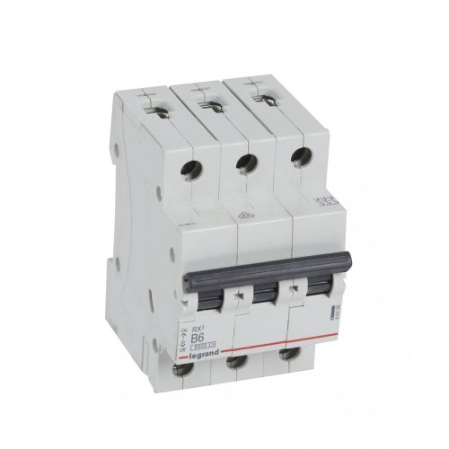 LEGRAND-419166 RX3 kismegszakító 3P B6 6000A BIC 