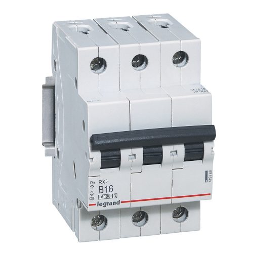 LEGRAND-419169 RX3 kismegszakító 3P B16 6000A BIC 
