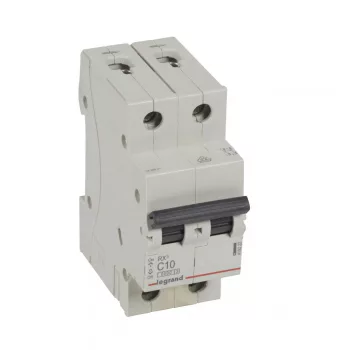 LEGRAND-419222 RX3 kismegszakító 2P C10 6000A BIC 