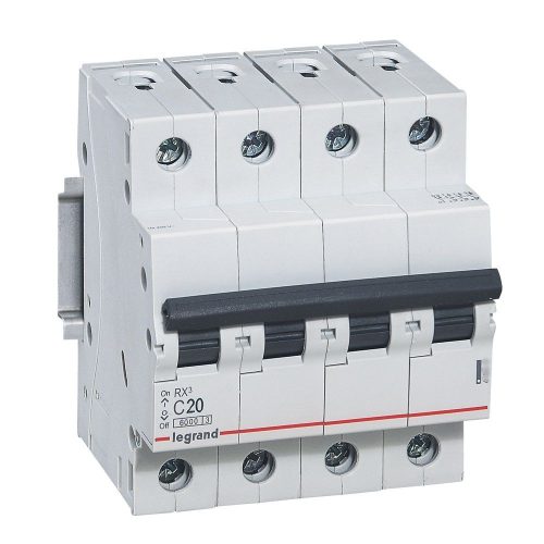 LEGRAND-419258 RX3 kismegszakító 4P C20 6000A BIC