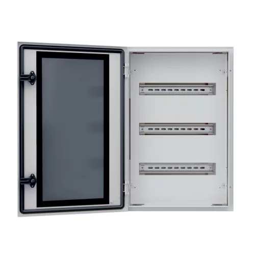 LEGRAND-433011 Atlantic moduláris keretkészlet fém előlappal 48mod 500x400