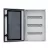 LEGRAND-433011 Atlantic moduláris keretkészlet fém előlappal 48mod 500x400