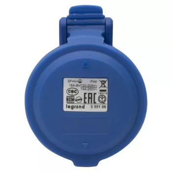   LEGRAND-555106 P17 Tempra Pro Dafh164k09m230V IP44 hordozható aljzat