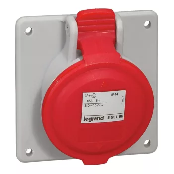   LEGRAND-555188 P17 Tempra PRO Dafbe-163k06 m400V IP44 döntött aljzat