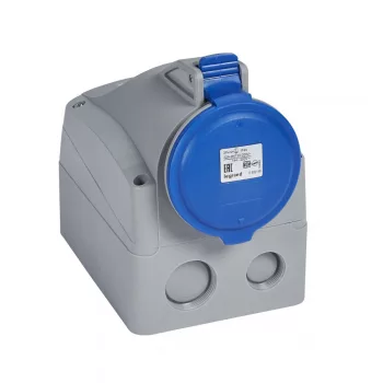   LEGRAND-555256 P17 Tempra Pro Dafr324k09230V IP44 rögzíthető aljzat