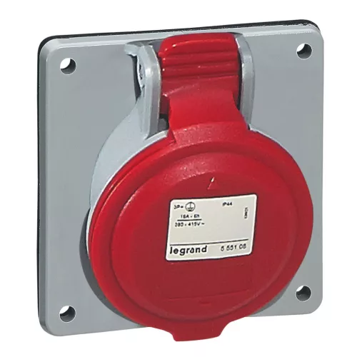 LEGRAND-555288 P17 Tempra PRO Dafbe-323k06 m400V IP44 döntött aljzat
