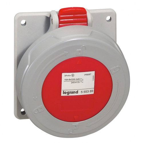 LEGRAND-555389 P17 Tempra Pro Dafbe164k06T 400V IP67 döntött aljz