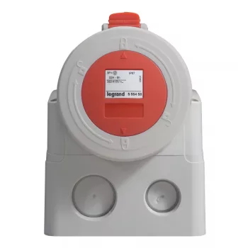   LEGRAND-555458 P17 Tempra Pro Dafr323k06T400V IP67 rögzíthető aljzat