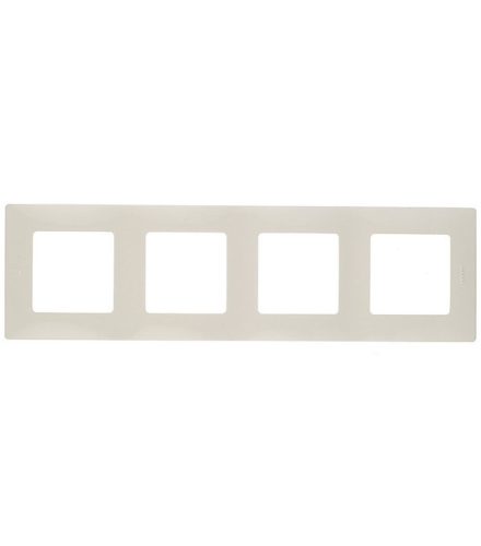 LEGRAND-665014 Niloé 4-es keret bézs