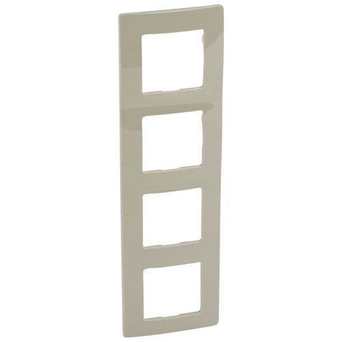 LEGRAND-665034 Niloé 4-es keret füstszürke