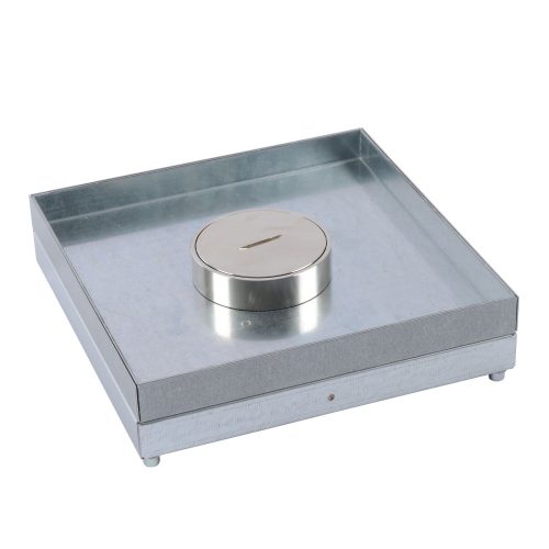 LEGRAND-689623 IP 44-es padlódoboz, középső kábelkimenettel 8 - 24 mm vastag járólapokhoz