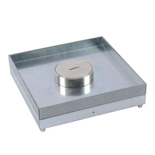 LEGRAND-689623 IP 44-es padlódoboz, középső kábelkimenettel 8 - 24 mm vastag járólapokhoz