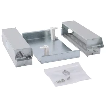   LEGRAND-689657 Vertikális rögzítőkeret Program Mosaic szerelvényekhez, IP44-es padlódobozhoz, 8 modul