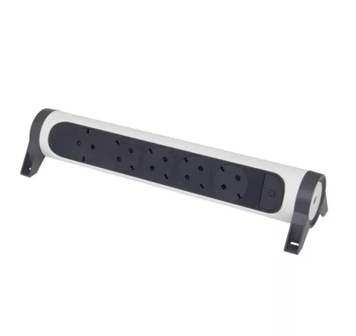 LEGRAND-694546 Elosztósor Premium 5x2P+F forgatható, vezeték nélkül, fehér