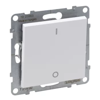 LEGRAND-721102 Suno kétpólusú kapcsoló 10AX, fehér
