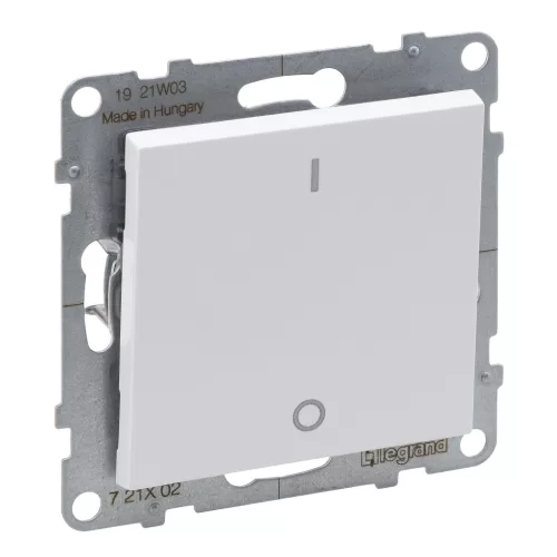 LEGRAND-721102 Suno kétpólusú kapcsoló 10AX, fehér