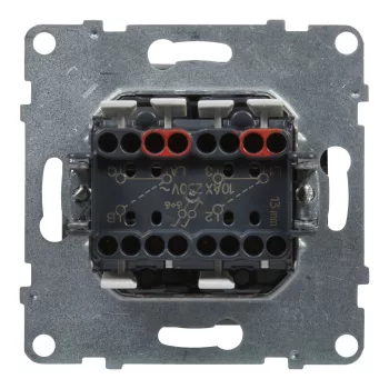LEGRAND-721108 Suno kettős váltókapcsoló 10AX, fehér