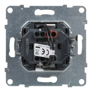   LEGRAND-721111 Suno egypólusú kapcsoló jelzőfénnyel 10AX, fehér