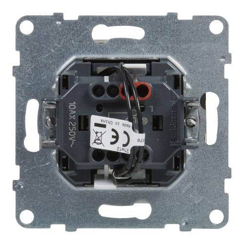 LEGRAND-721111 Suno egypólusú kapcsoló jelzőfénnyel 10AX, fehér