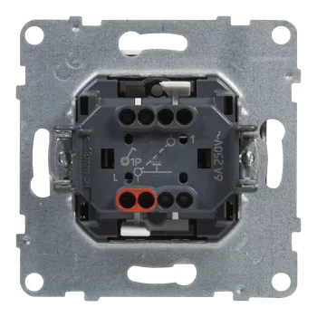 LEGRAND-721113 Suno egypólusú nyomó csengőjellel, fehér