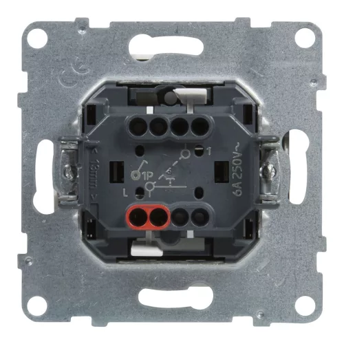 LEGRAND-721113 Suno egypólusú nyomó csengőjellel, fehér