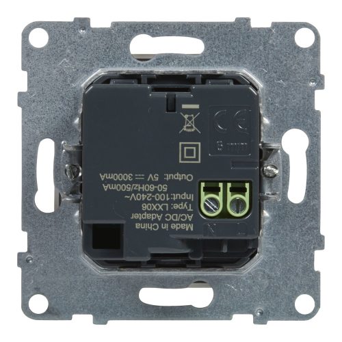 LEGRAND-721131 Suno 2xUSB-C töltőaljzat, 3 A - 15 W, fehér